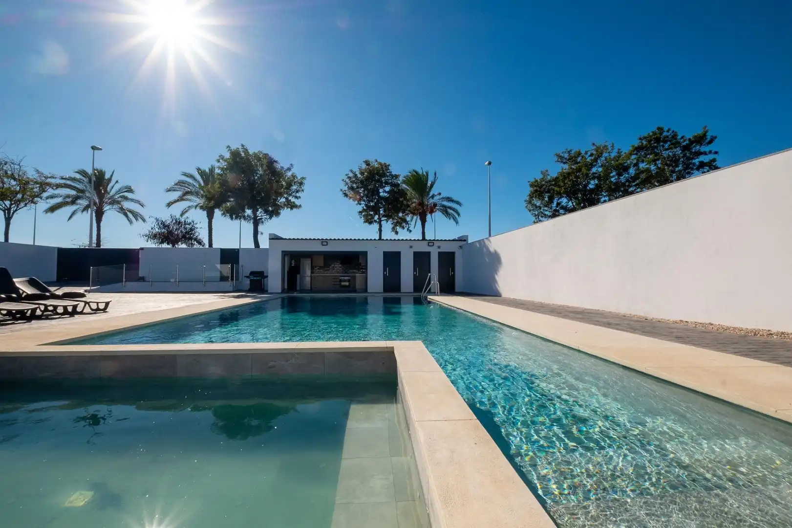 Swimming pool of Houses for sale in Ayamonte  with Air Conditioner, Private garden and Storage room