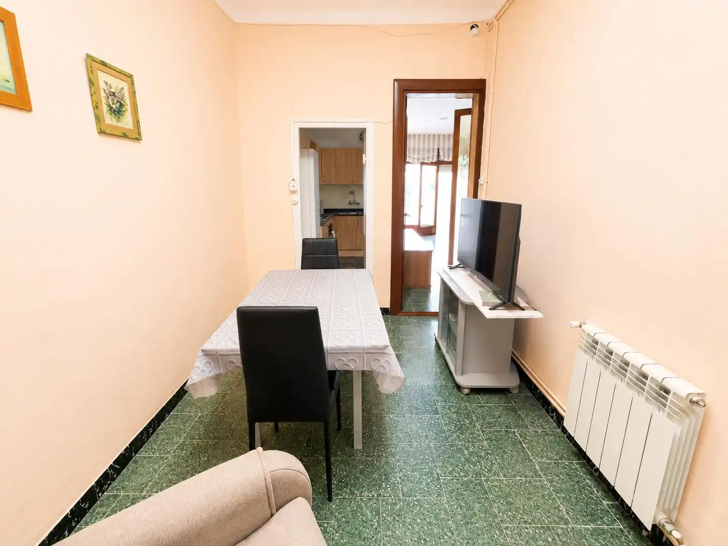 Sala d'estar de Planta baixa en venda en Malgrat de Mar amb Calefacció, Traster i Moblat