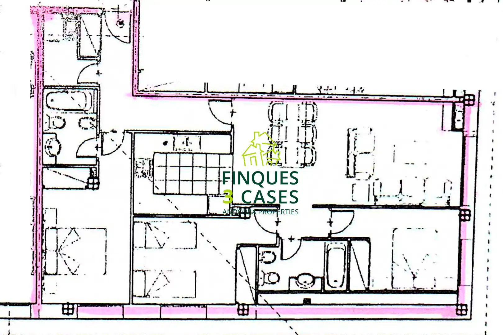Apartamento de alquiler en Canillo con Parquet, Amueblado y Horno