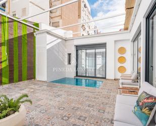 Terrace of Flat for sale in  Valencia Capital  with Air Conditioner and Swimming Pool