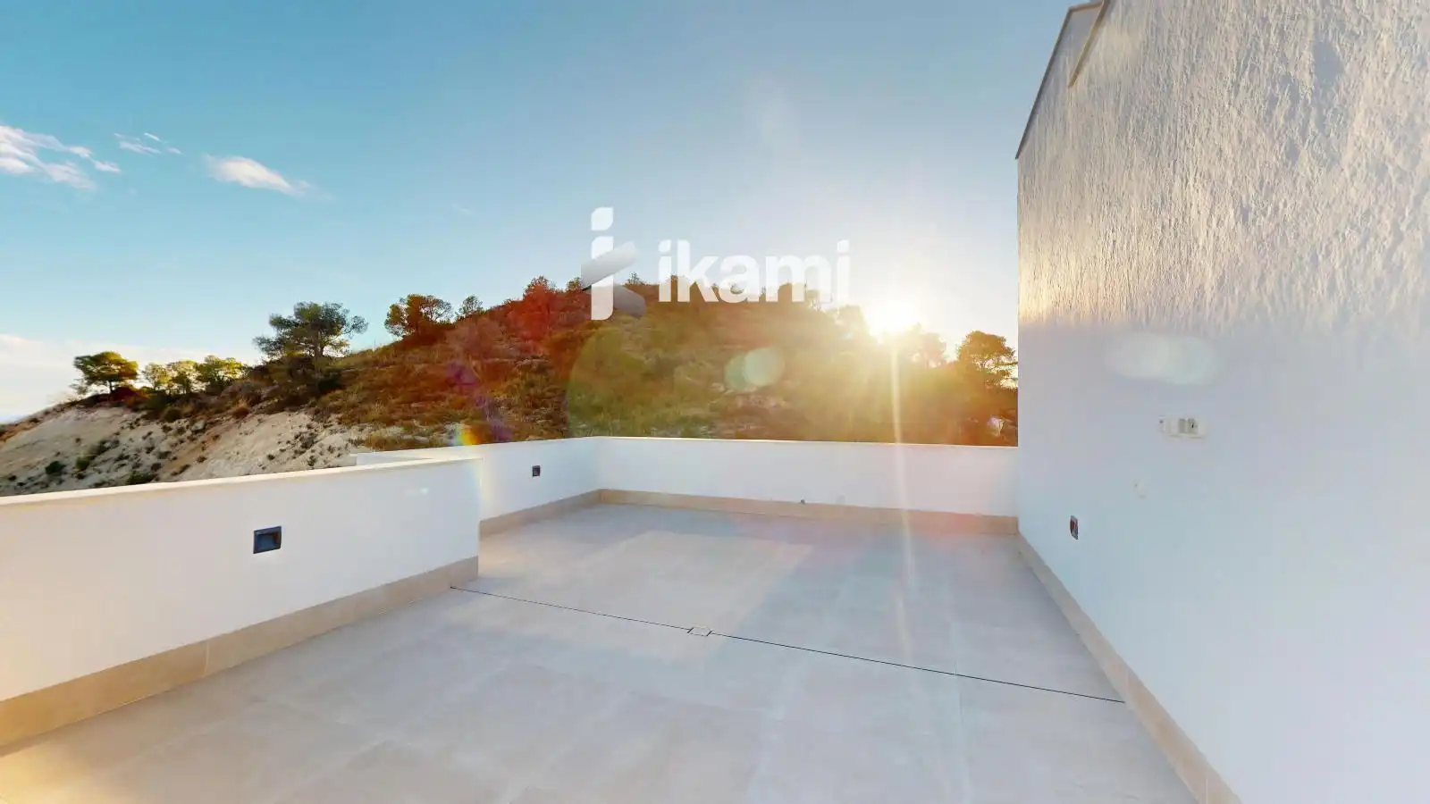 Garden of Houses for sale in Finestrat  with Air Conditioner, Heating and Swimming Pool
