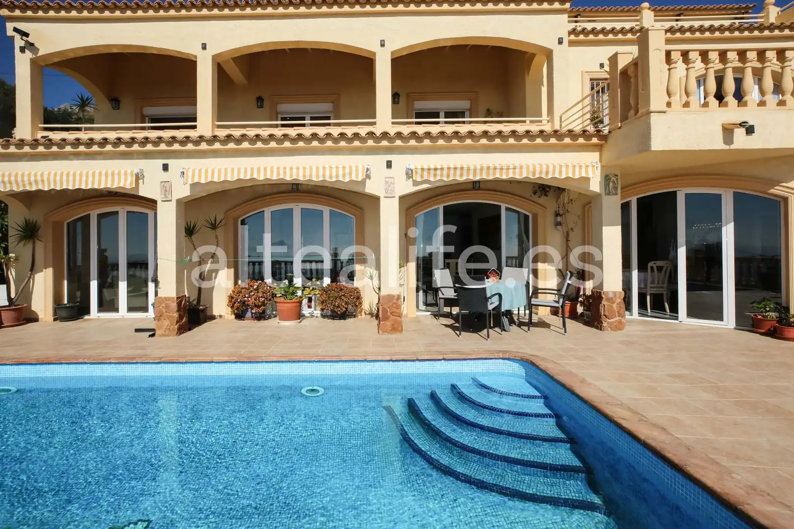 Vista exterior de Casa o chalet en venta en Altea con Aire acondicionado, Calefacción y Jardín privado