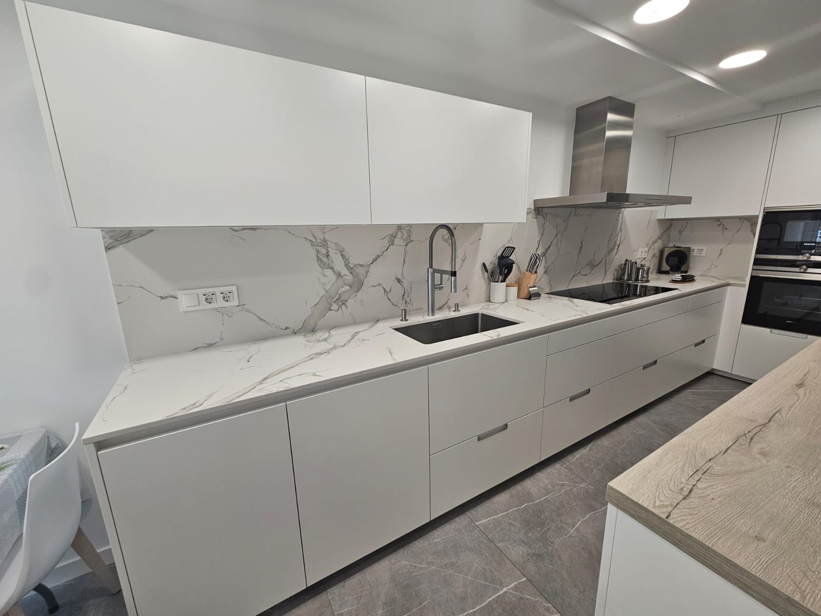 Cuina de Casa adosada en venda en Súria amb Calefacció i Forn