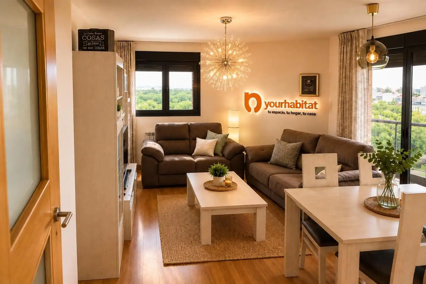 Sala de estar de Piso de alquiler en Getafe con Aire acondicionado, Calefacción y Terraza