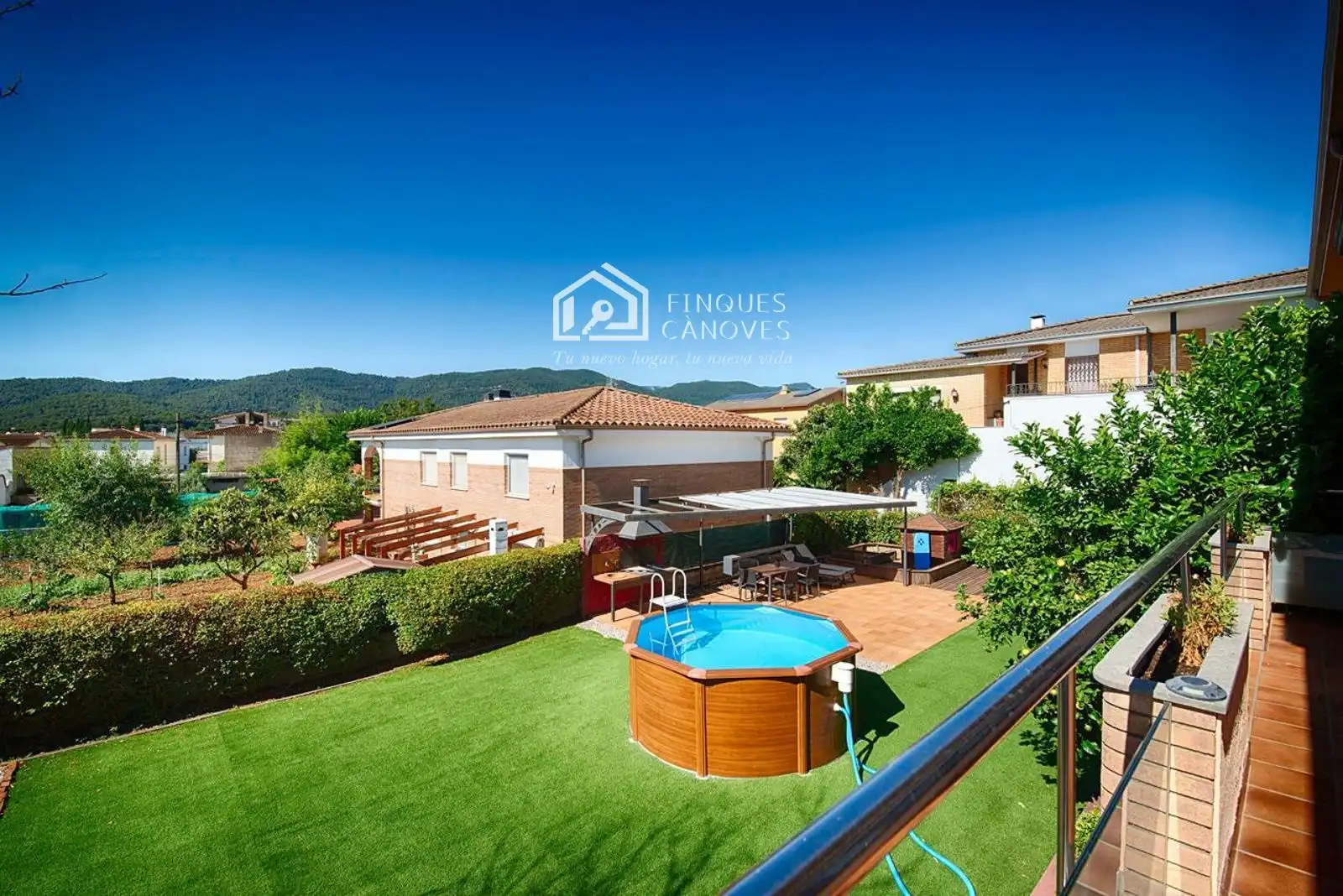 Terrassa de Casa o xalet en venda en Porqueres amb Aire condicionat, Calefacció i Terrassa