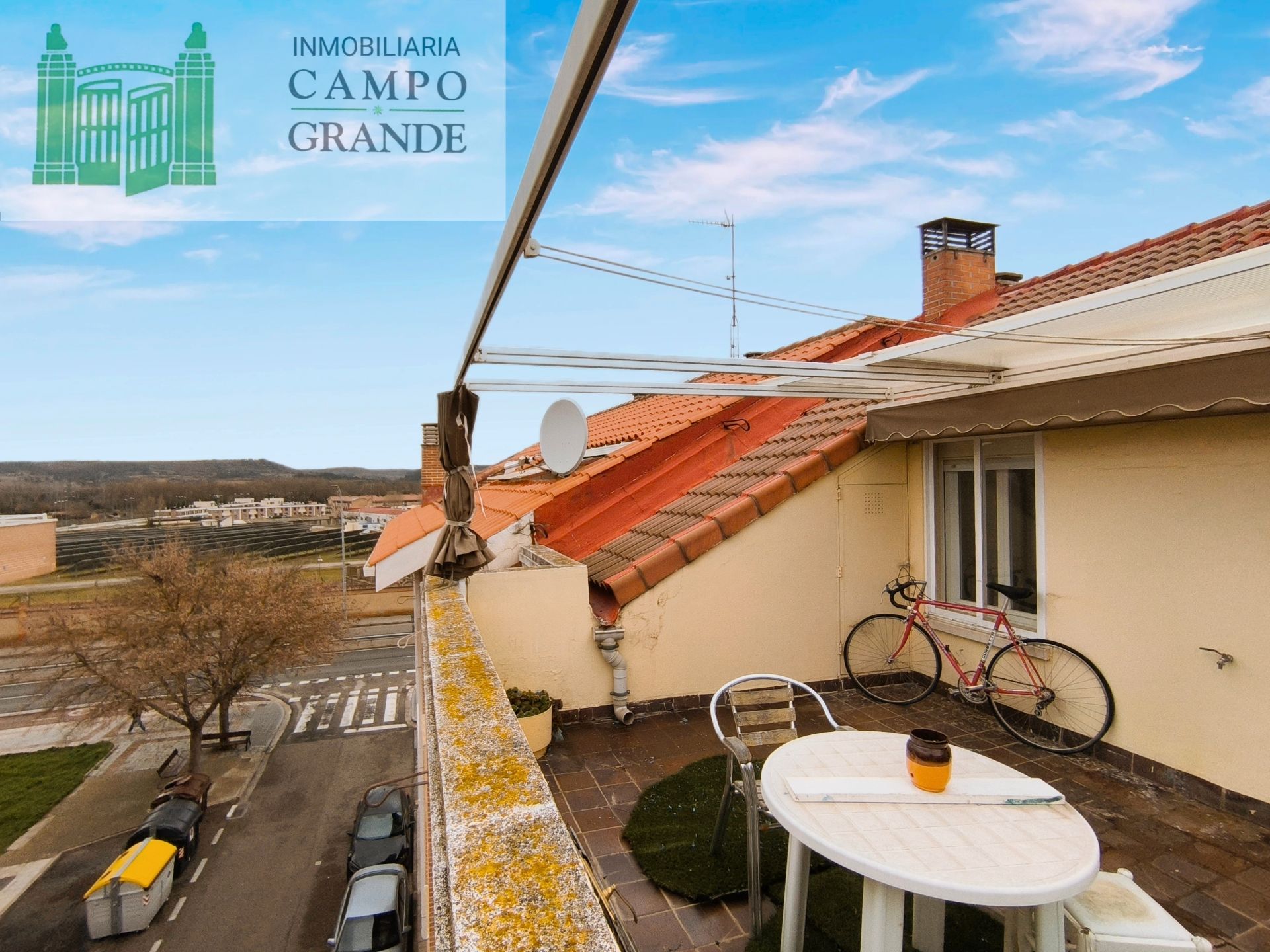 Exterior view of Attic for sale in Palencia Capital  with Heating, Parquet flooring and Terrace