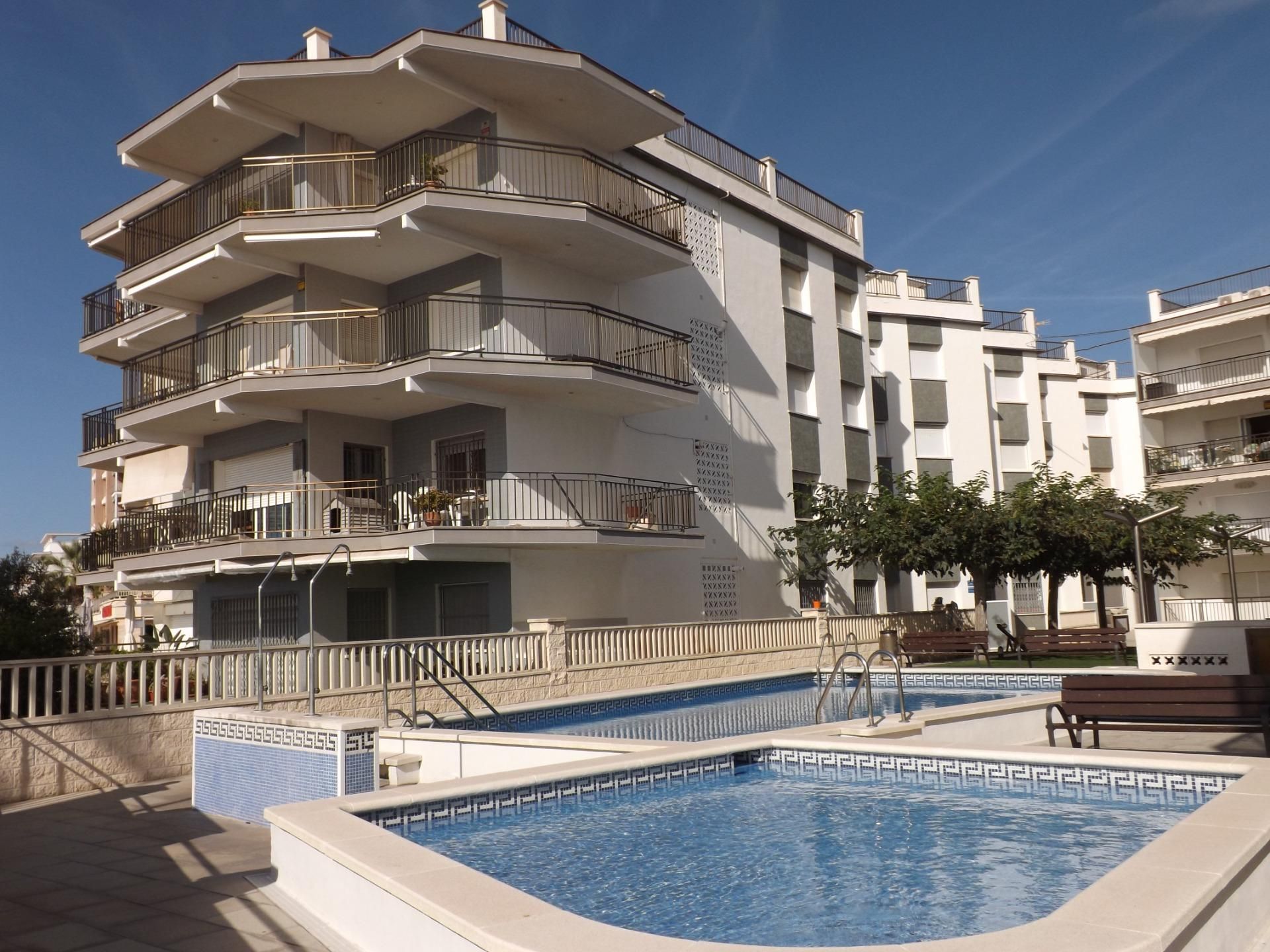 Swimming pool of Attic for sale in Cunit  with Private garden, Terrace and Community pool