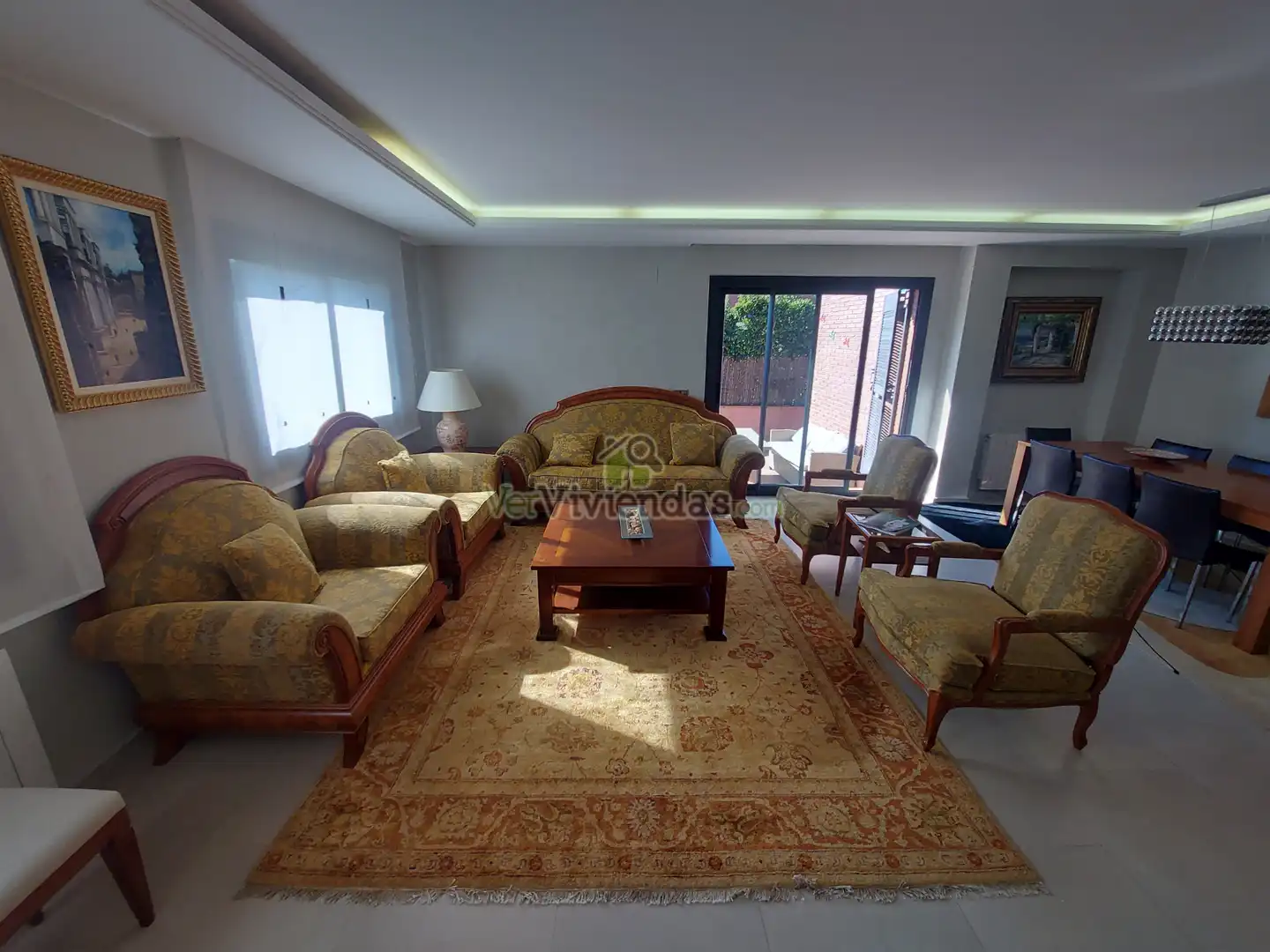 Sala d'estar de Casa o xalet en venda en Begues amb Aire condicionat, Calefacció i Jardí privat
