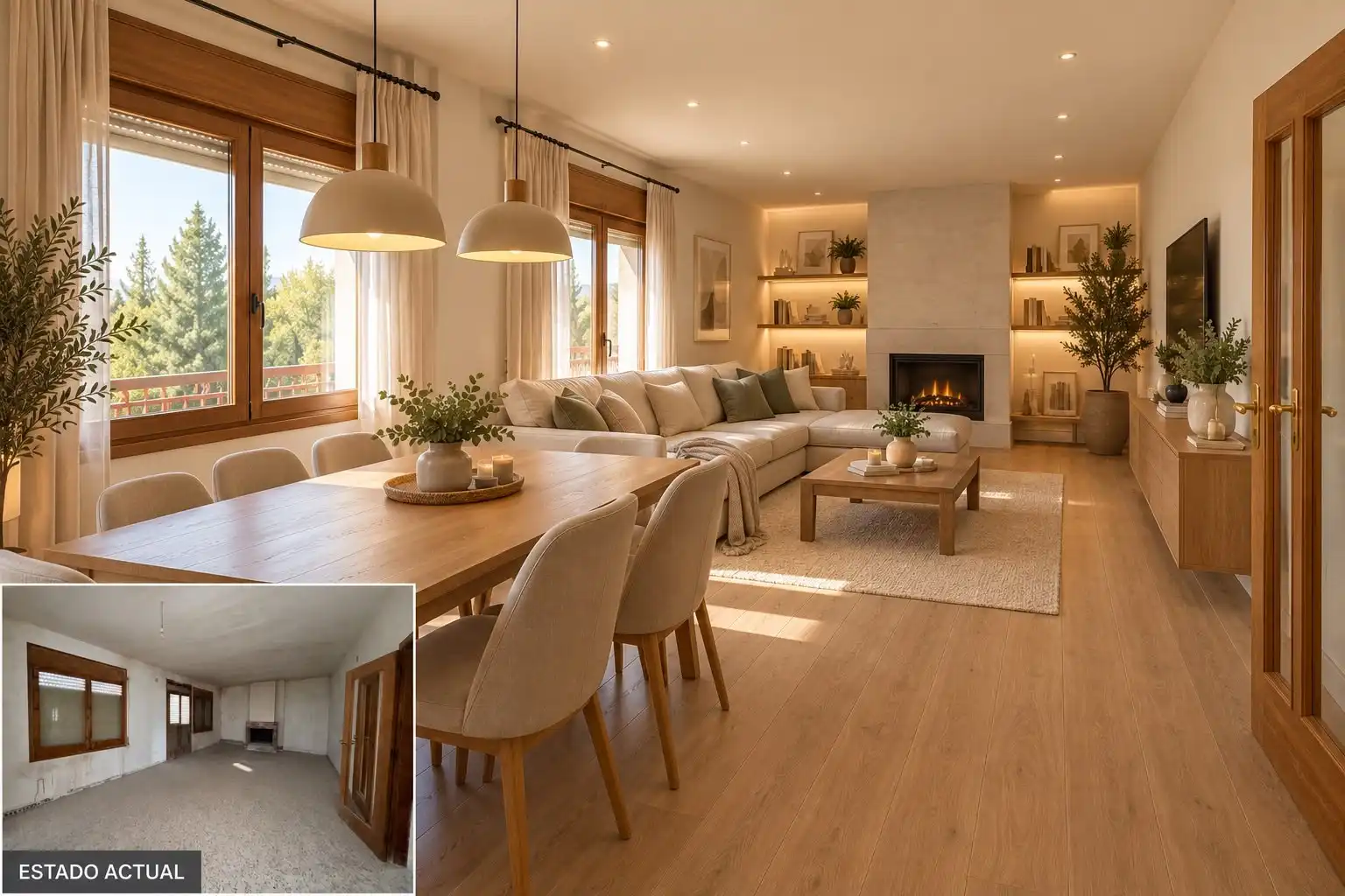 Piso con terraza en venta en Villanueva de Sigena