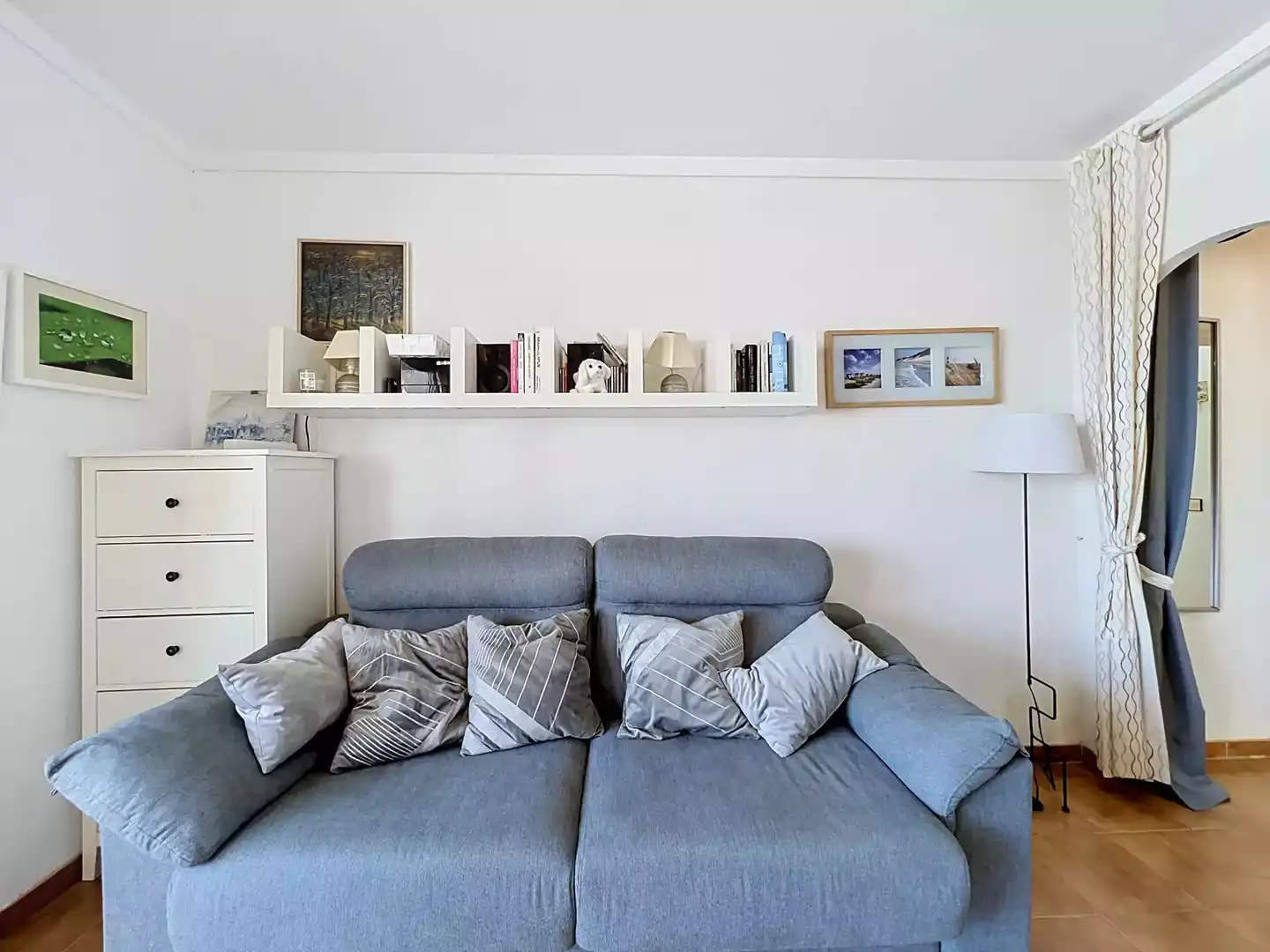 Sala de estar de Apartamento en venta en Roses con Aire acondicionado, Calefacción y Terraza