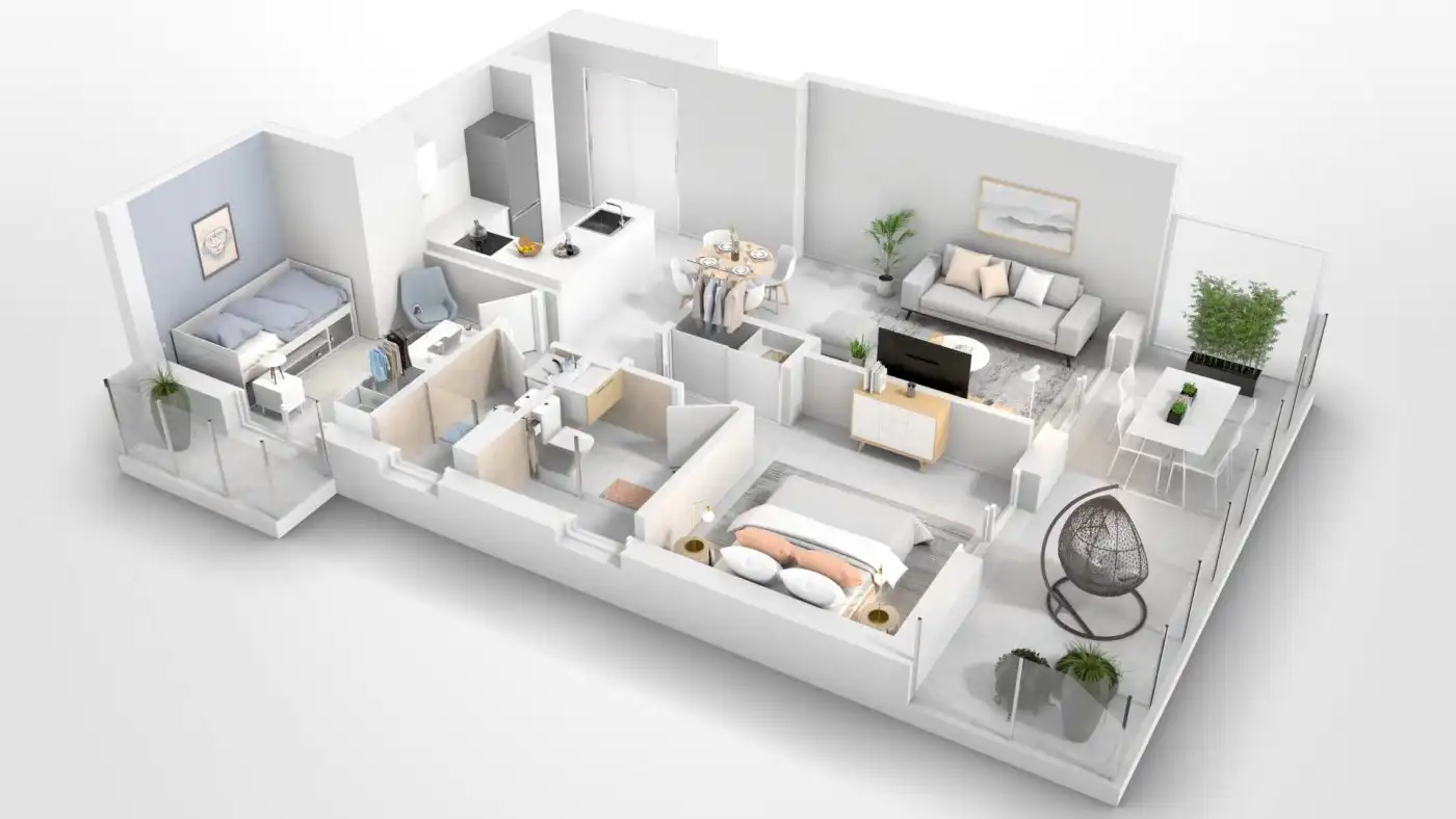 Habitación de Apartamento en venta en Santanyí con Aire acondicionado, Calefacción y Jardín privado