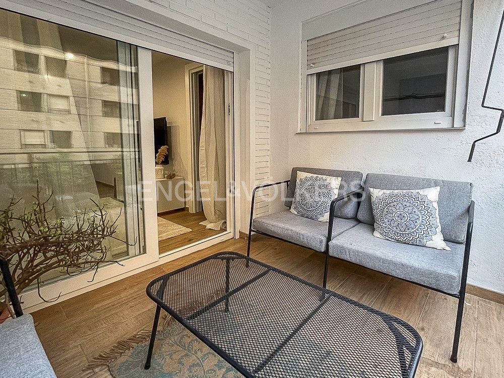 Terraza de Apartamento de alquiler en  Valencia Capital con Aire acondicionado, Calefacción y Terraza