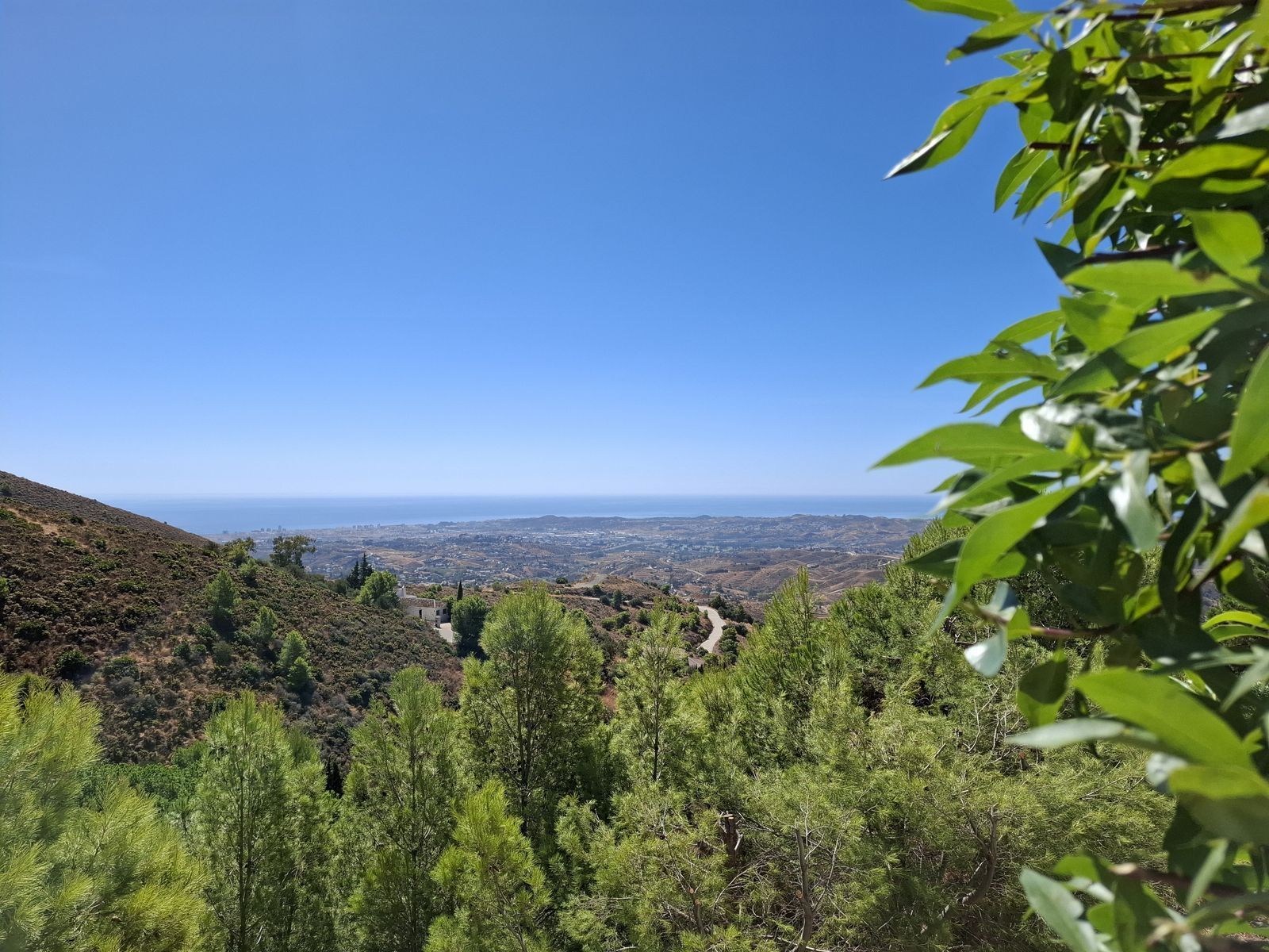 Exterior view of Single-family semi-detached for sale in Mijas  with Air Conditioner, Terrace and Alarm