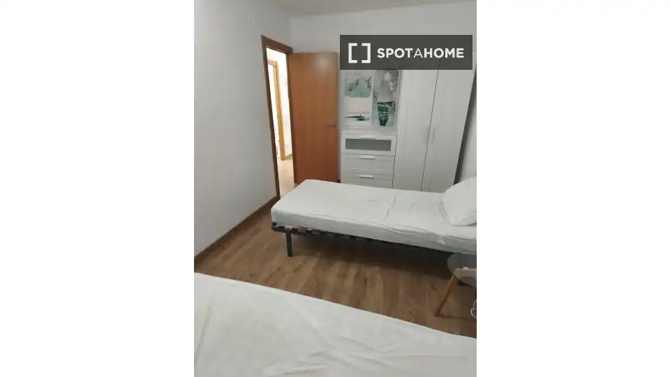 Dormitori de Apartament per a compartir en Terrassa amb Aire condicionat, Calefacció i Terrassa
