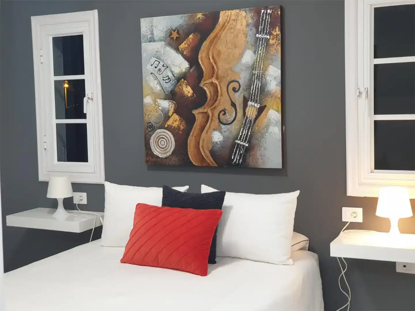 Wohnzimmer von Wohnungen zur Miete in Adeje mit Schwimmbad und Balkon