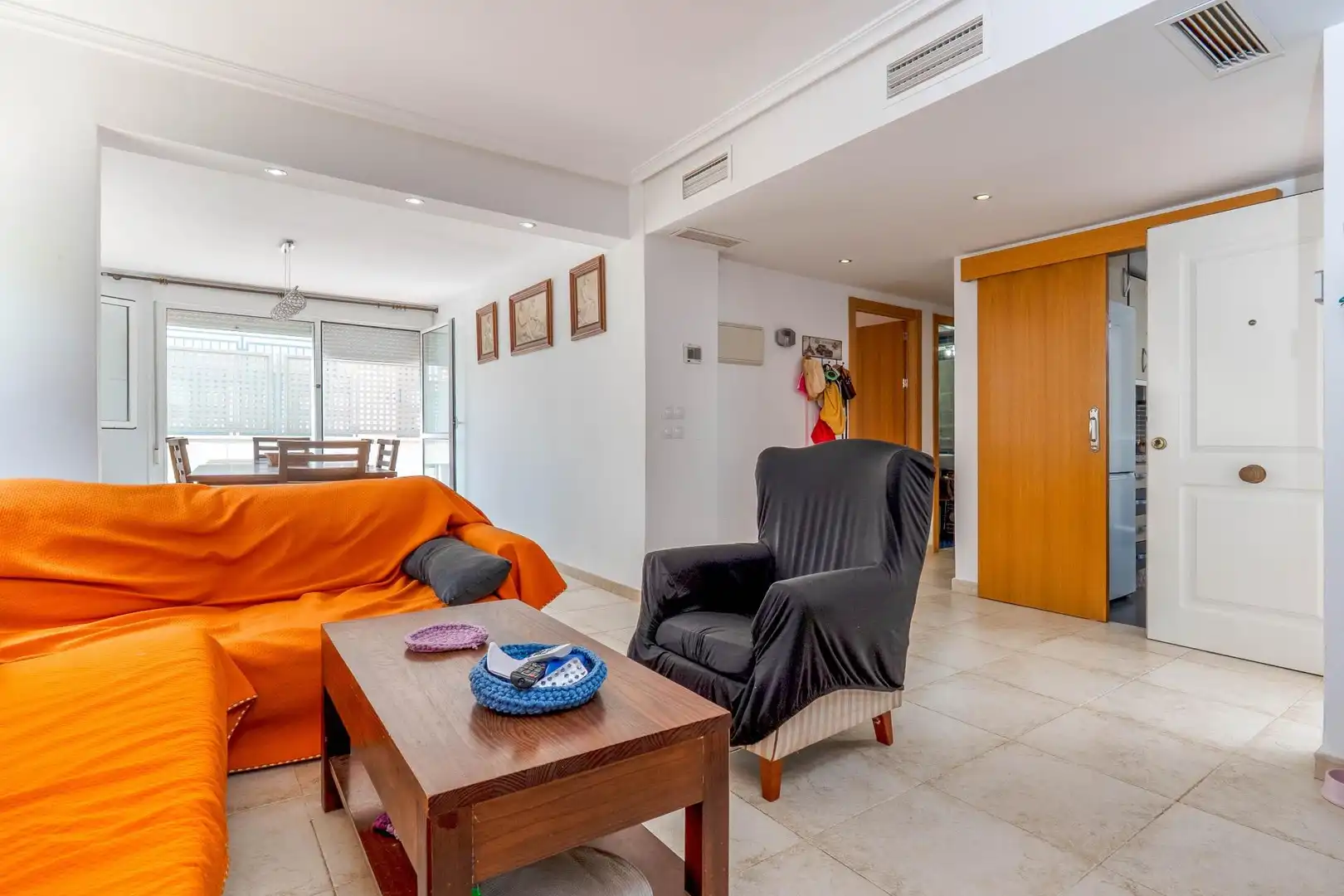Sala de estar de Piso en venta en Vera con Aire acondicionado, Terraza y Trastero