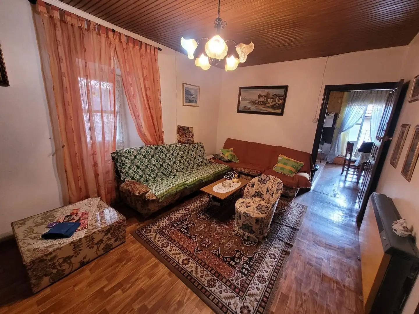 Sala d'estar de Finca rústica en venda en Trasmiras amb Terrassa