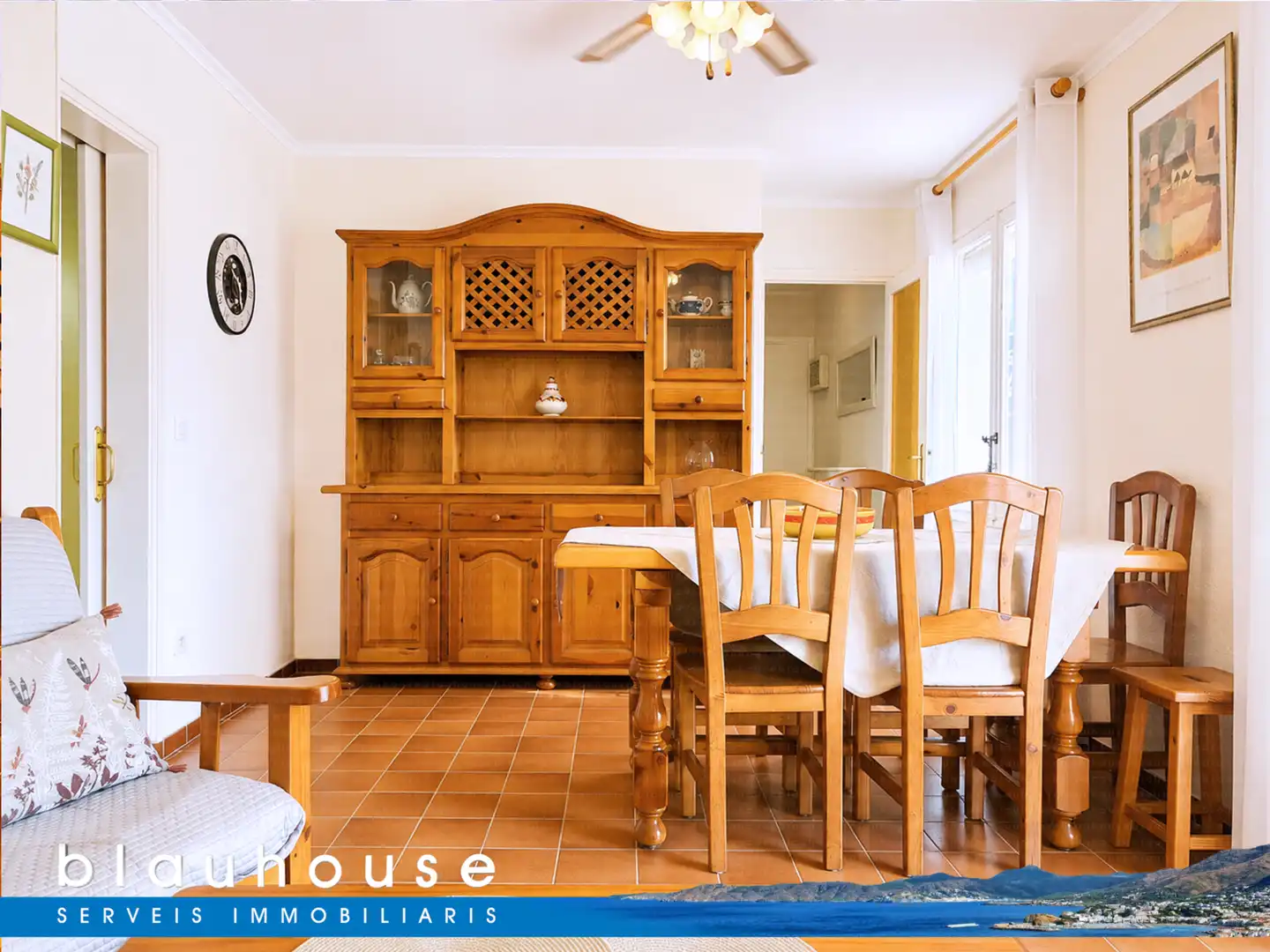 Comedor de Apartamento en venta en Llançà con Terraza