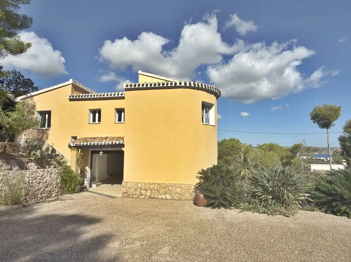 Exterior view of Houses for sale in Jávea / Xàbia  with Heating, Private garden and Terrace
