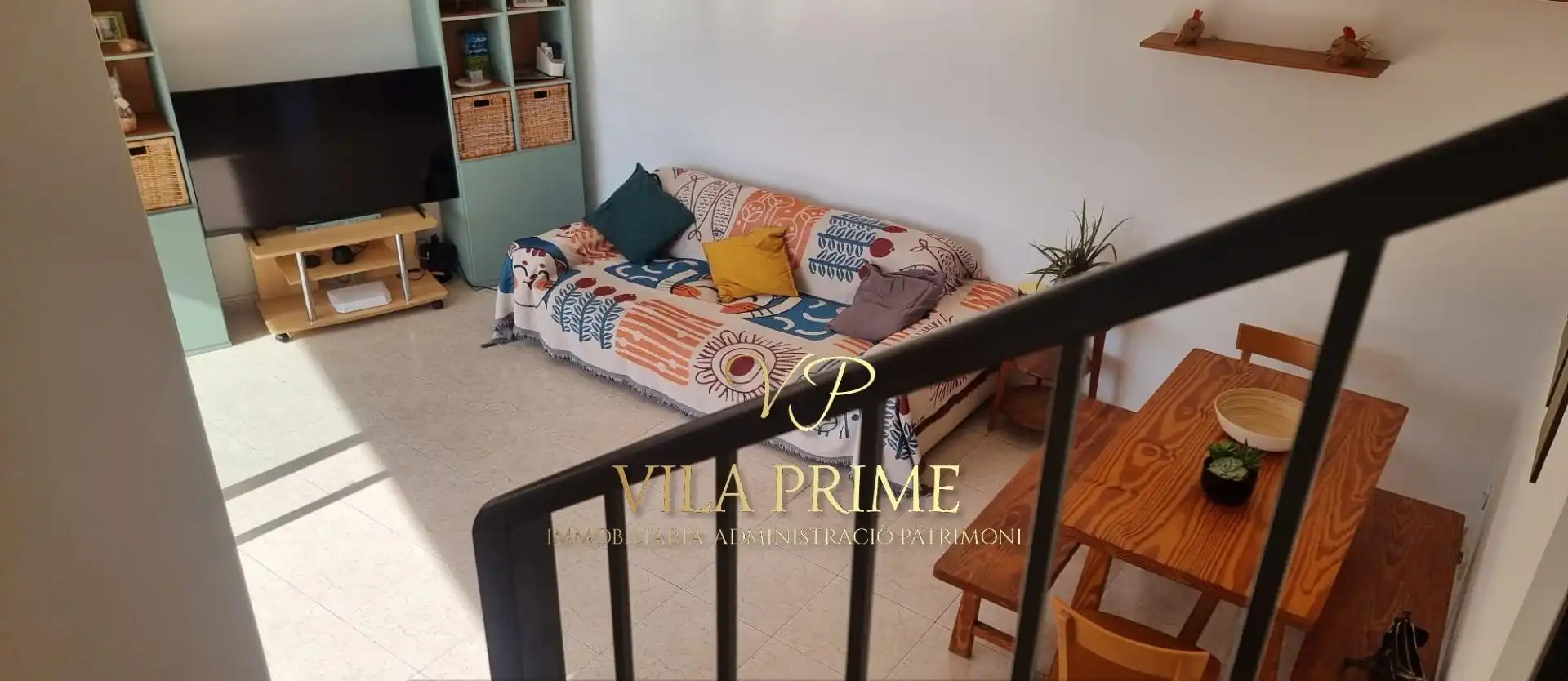 Sala d'estar de Casa adosada en venda en Caldes d'Estrac amb Terrassa i Traster