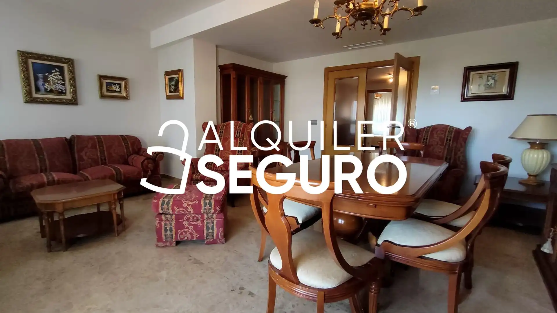 Living room of Flat for rent in Torrent  with Air Conditioner, Terrace and Storage room