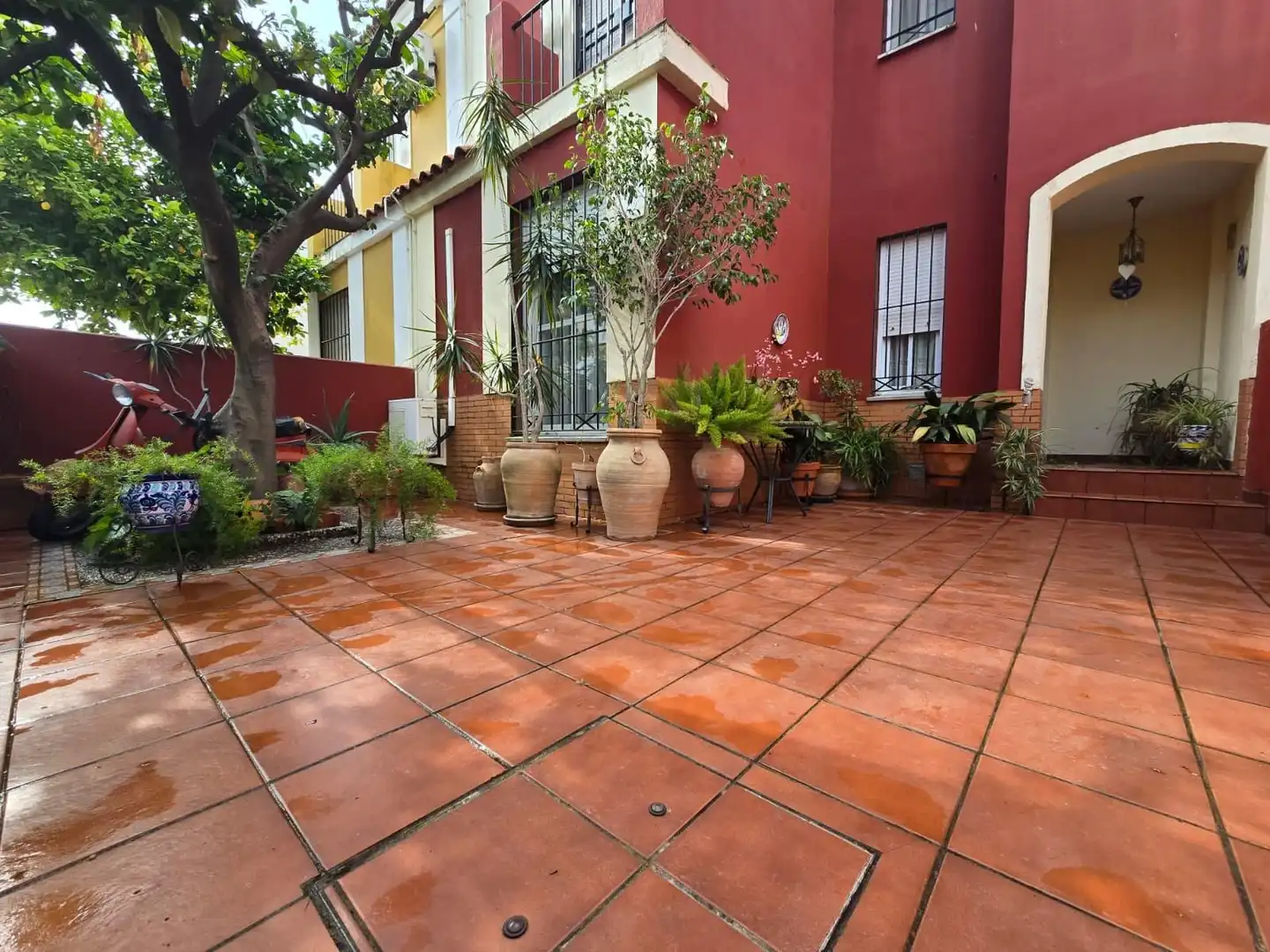 Terraza de Casa adosada en venta en Castilleja de la Cuesta con Aire acondicionado, Trastero y Balcón