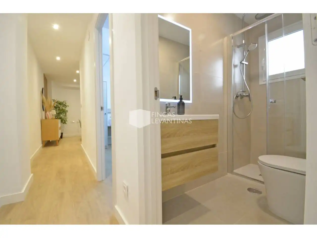 Badezimmer von Wohnung zur Miete in San Vicente del Raspeig / Sant Vicent del Raspeig mit Möbliert und Balkon
