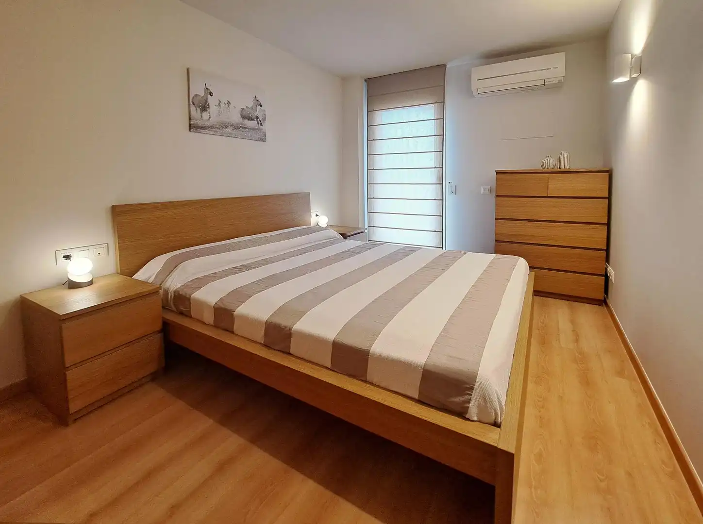 Schlafzimmer von Wohnungen zur Miete in Girona mit Klimaanlage, Heizung und Abstellraum
