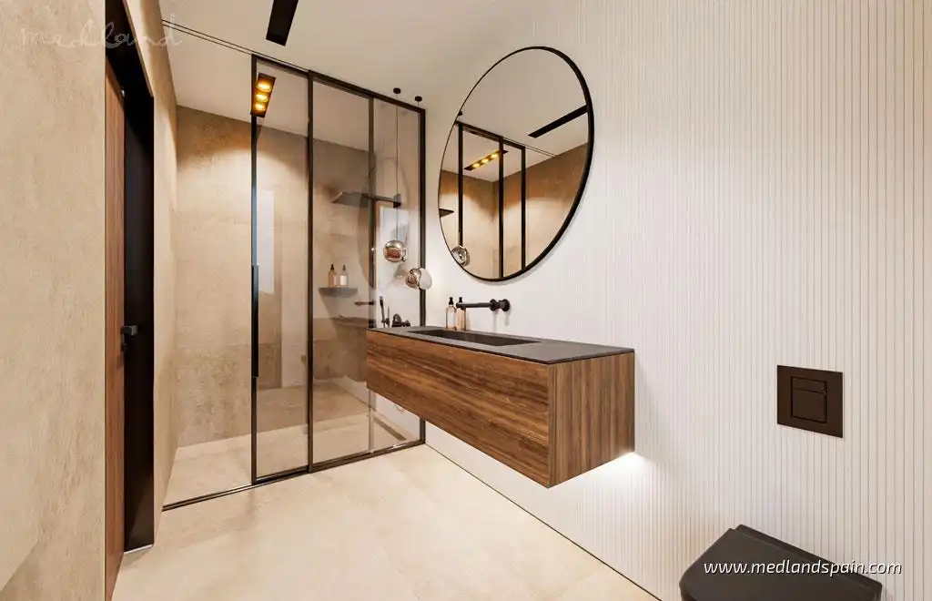 Bathroom of Houses for sale in Orihuela  with Air Conditioner, Heating and Private garden