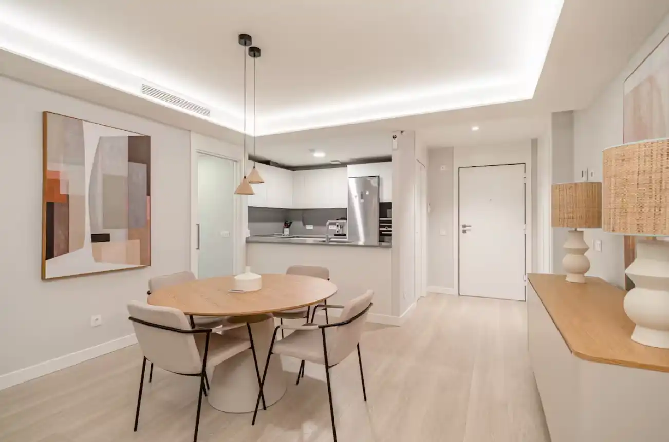 Cuina de Apartament de lloguer amb opció a compra en Madrid amb Aire condicionat, Calefacció i Parquet
