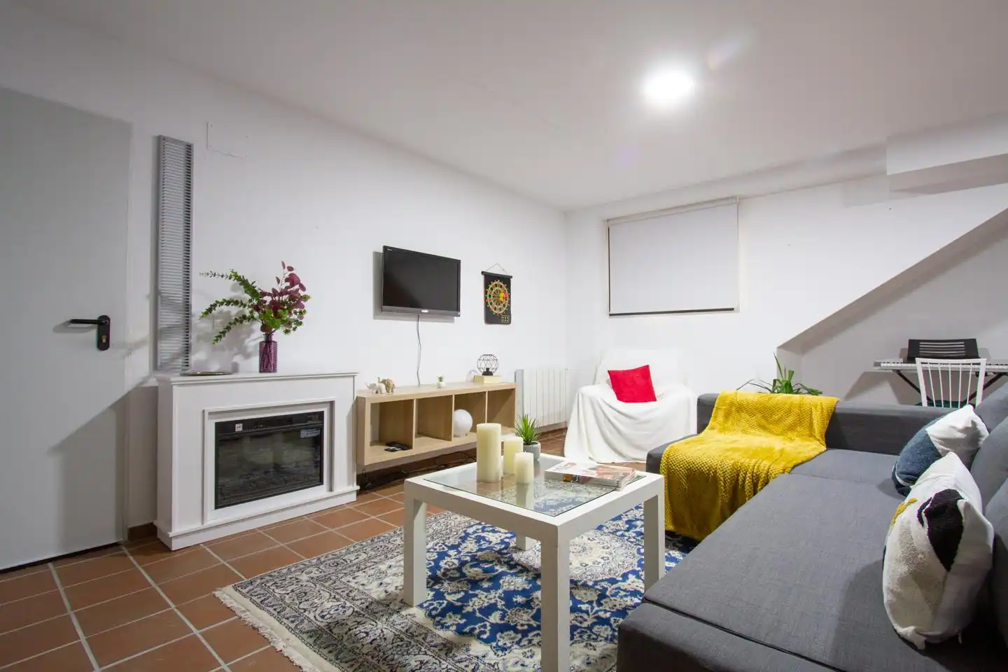 Sala de estar de Casa o chalet en venta en Aoiz / Agoitz con Jardín privado, Terraza y Amueblado