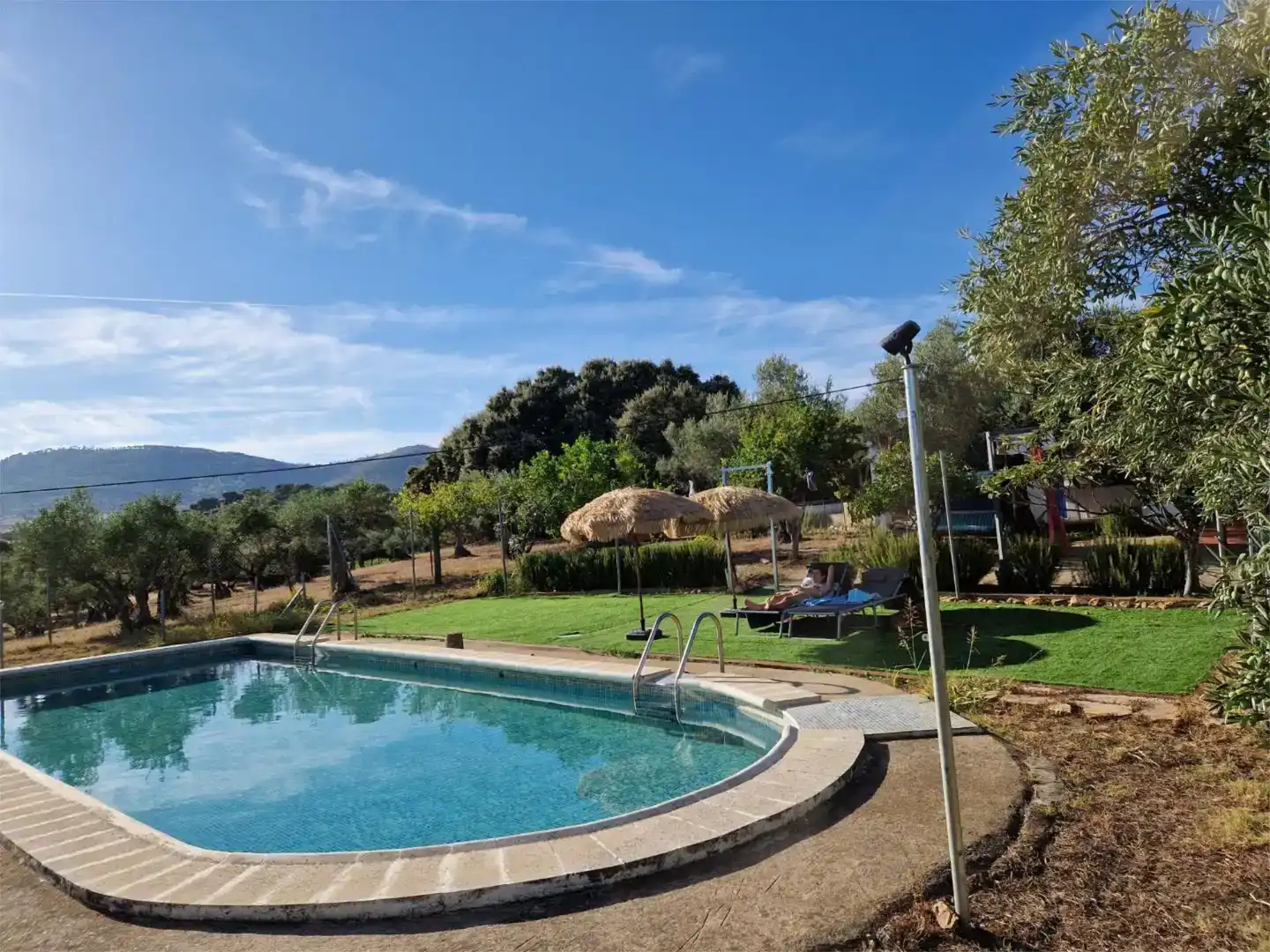 Schwimmbecken von Wohnung zum Verkauf in Casas de Millán mit Schwimmbad