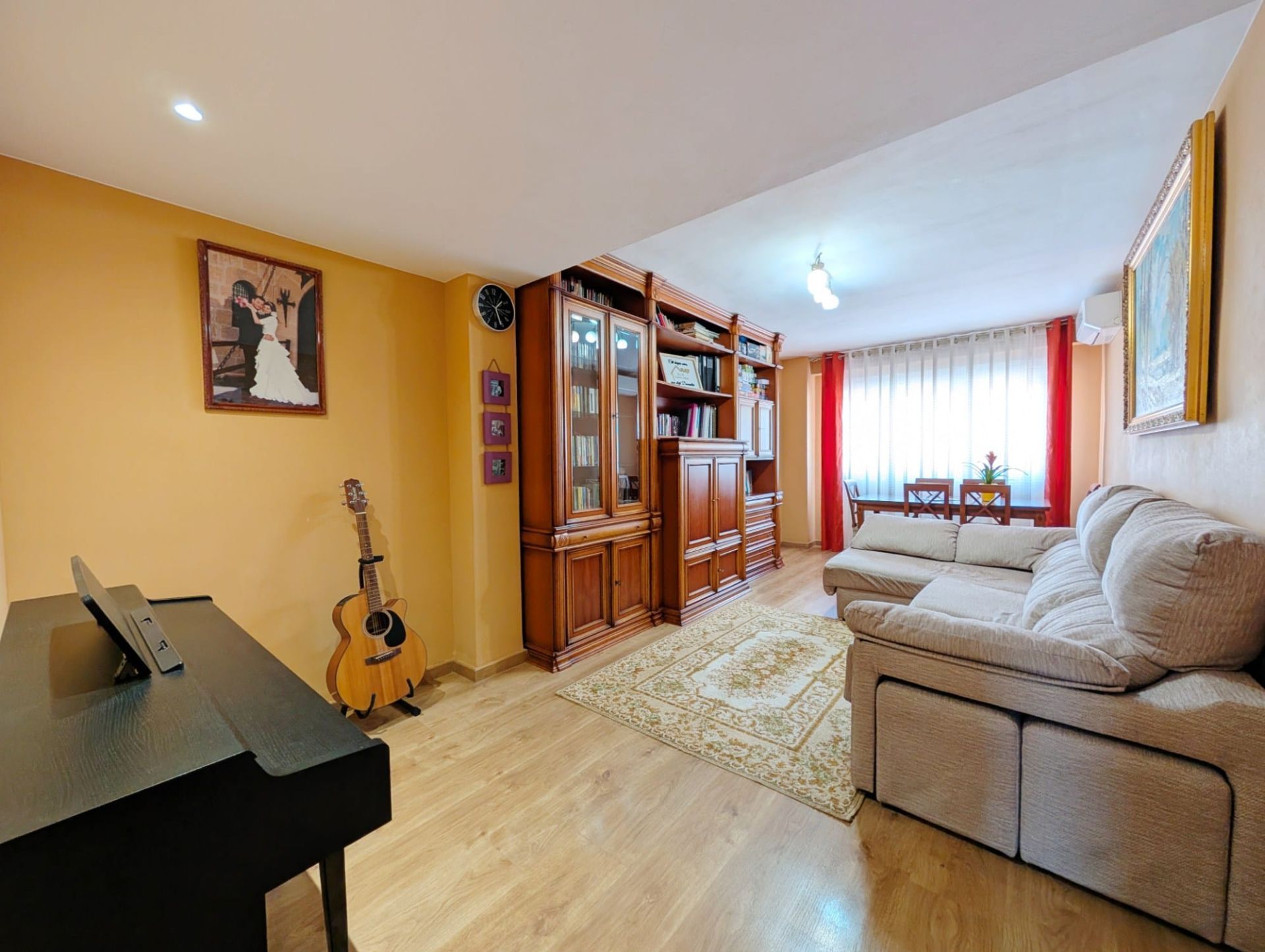 Sala de estar de Piso en venta en  Zaragoza Capital con Aire acondicionado y Calefacción