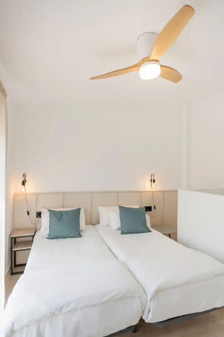 Schlafzimmer von Maisonette zur Miete in Valencia mit Klimaanlage, Heizung und Terrasse