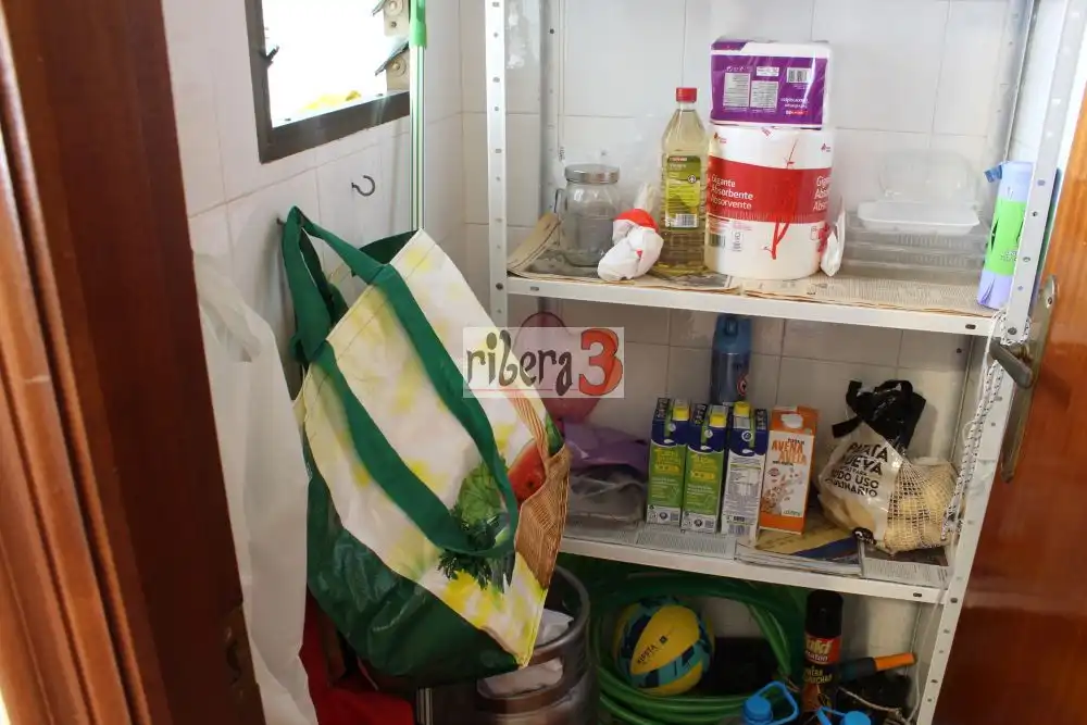 Kitchen of Flat for sale in San Javier  with Air Conditioner, Terrace and Furnished