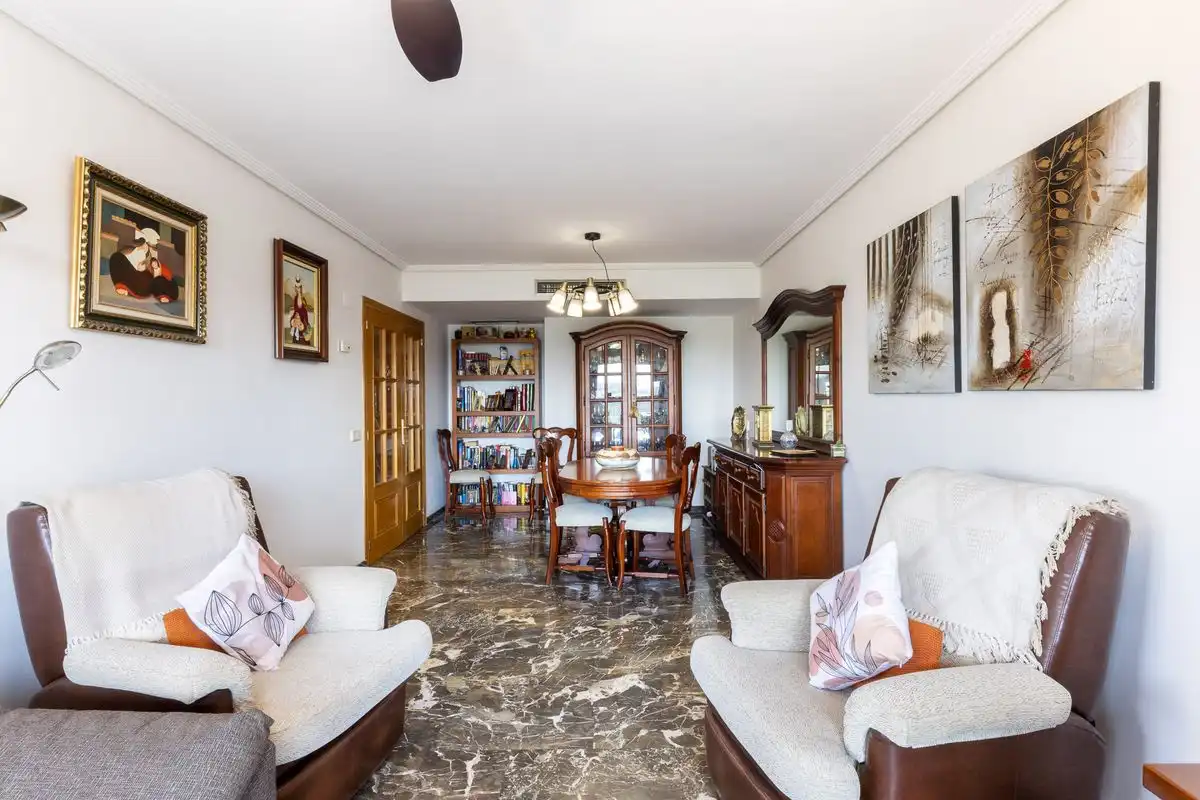 Sala de estar de Piso en venta en Valencia con Aire acondicionado, Calefacción y Jardín privado