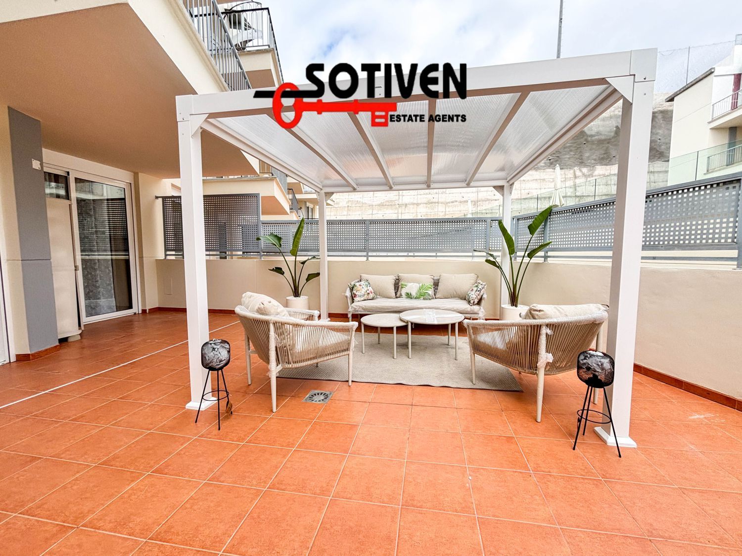 Terrace of Apartment to rent in Santiago del Teide  with Terrace and Community pool