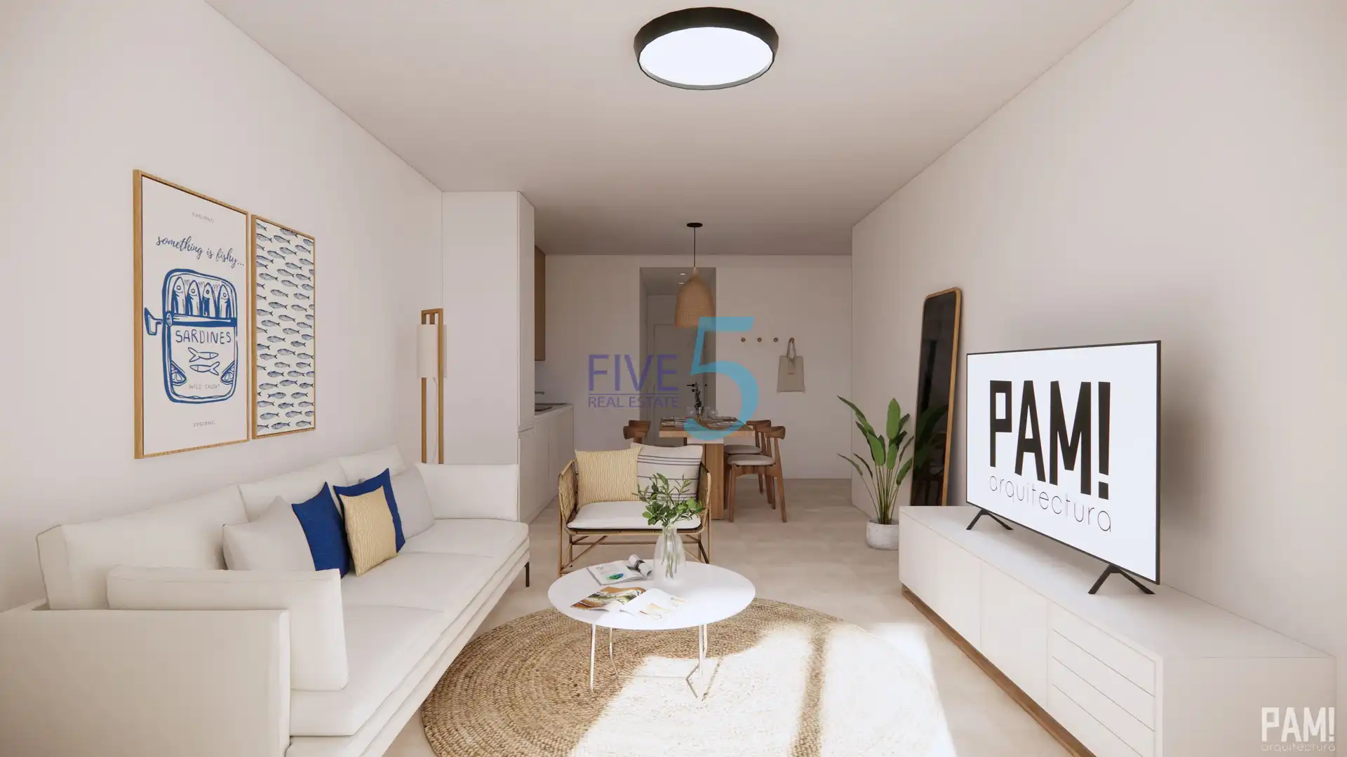Sala d'estar de Pis en venda en Pilar de la Horadada amb Piscina