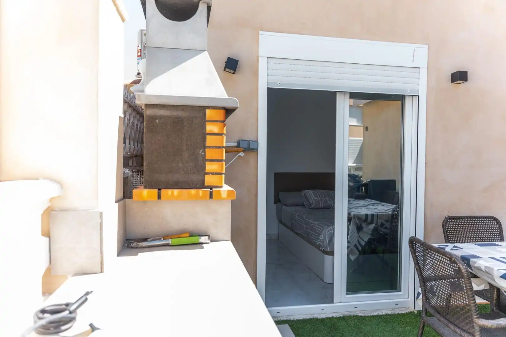 Balcony of Houses for sale in Santa Pola  with Private garden and Terrace