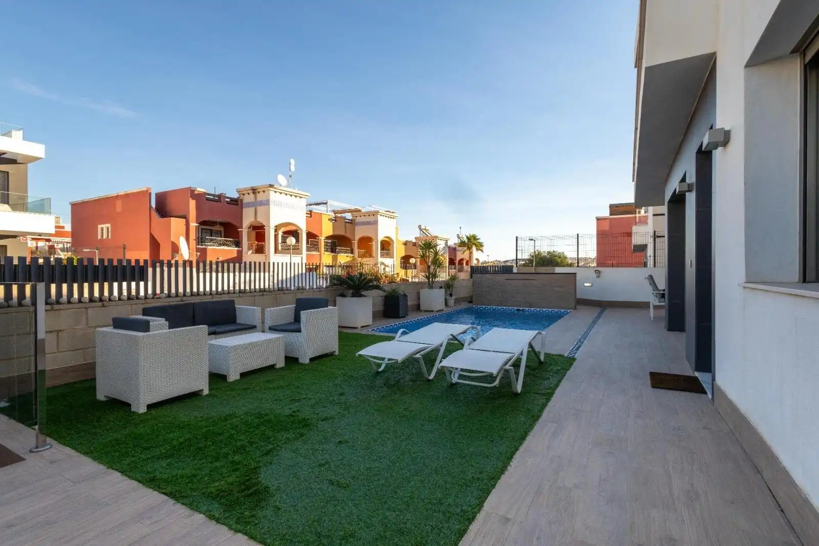 Terraza de Casa o chalet en venta en Orihuela con Jardín privado, Terraza y Piscina