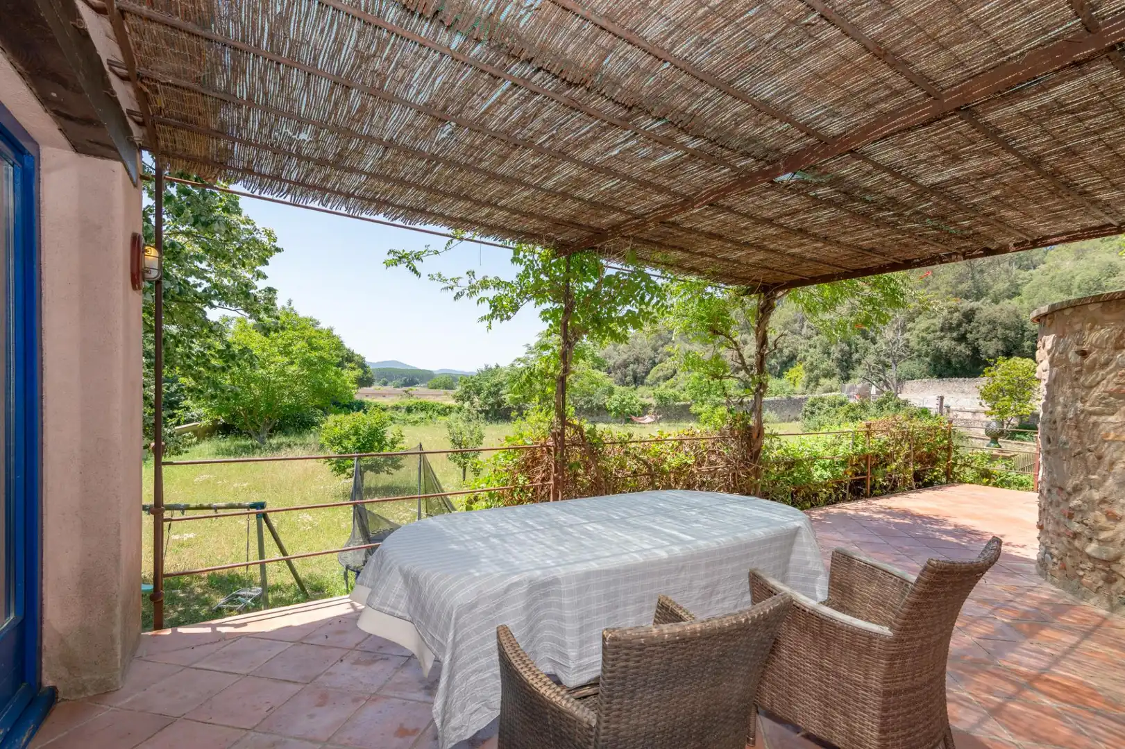 Terrassa de Finca rústica de lloguer en Cervià de Ter