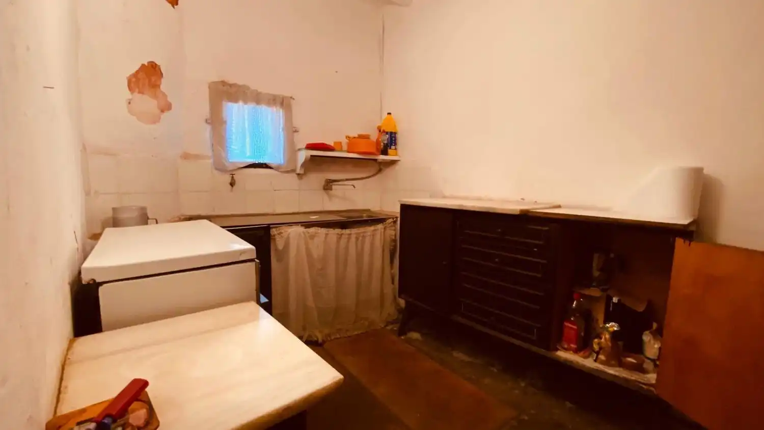 Cocina de Finca rústica en venta en Palanques con Jardín privado, Terraza y Trastero