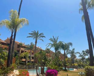 Exterior view of Flat to rent in Marbella  with Air Conditioner, Terrace and Swimming Pool