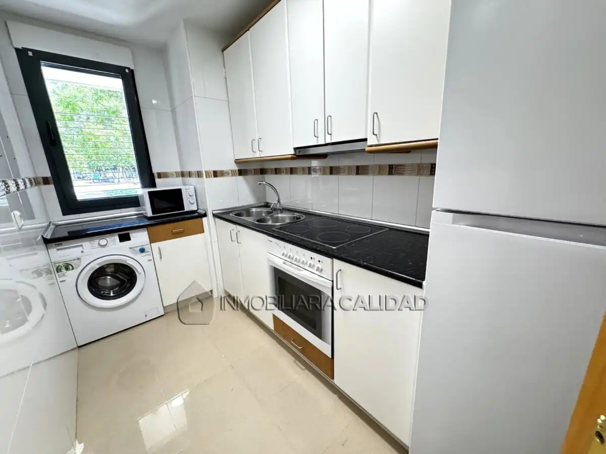 Kitchen of Flat for rent in Burgos  with Heating, Terrace and Storage room