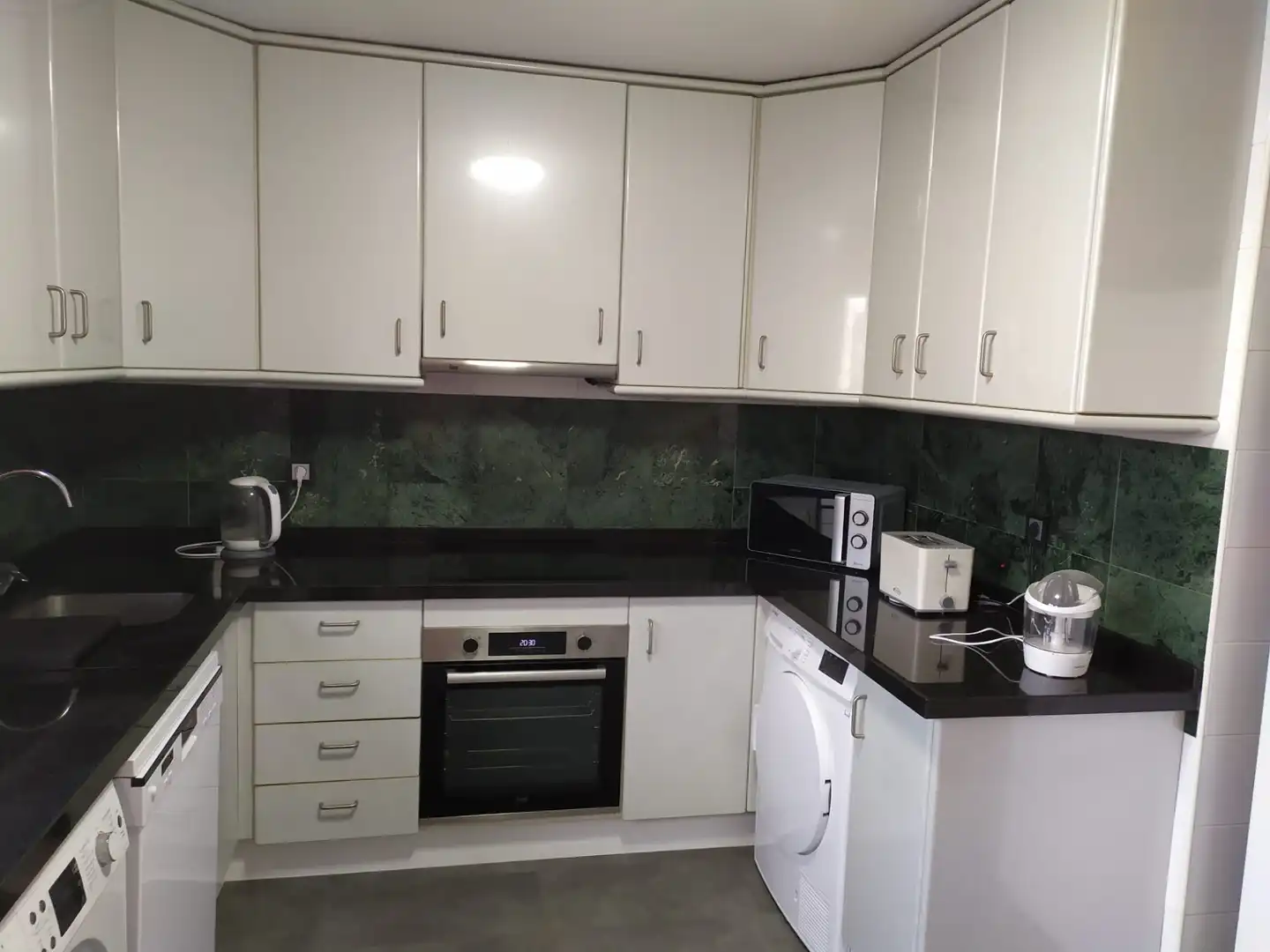 Kitchen of Attic for rent in Marbella  with Air Conditioner, Heating and Terrace