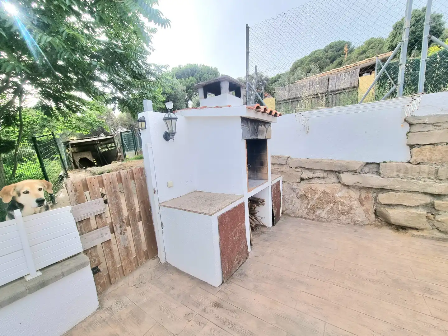 Garten von Haus oder Chalet zum Verkauf in Bigues i Riells del Fai mit Klimaanlage, Heizung und Parkett