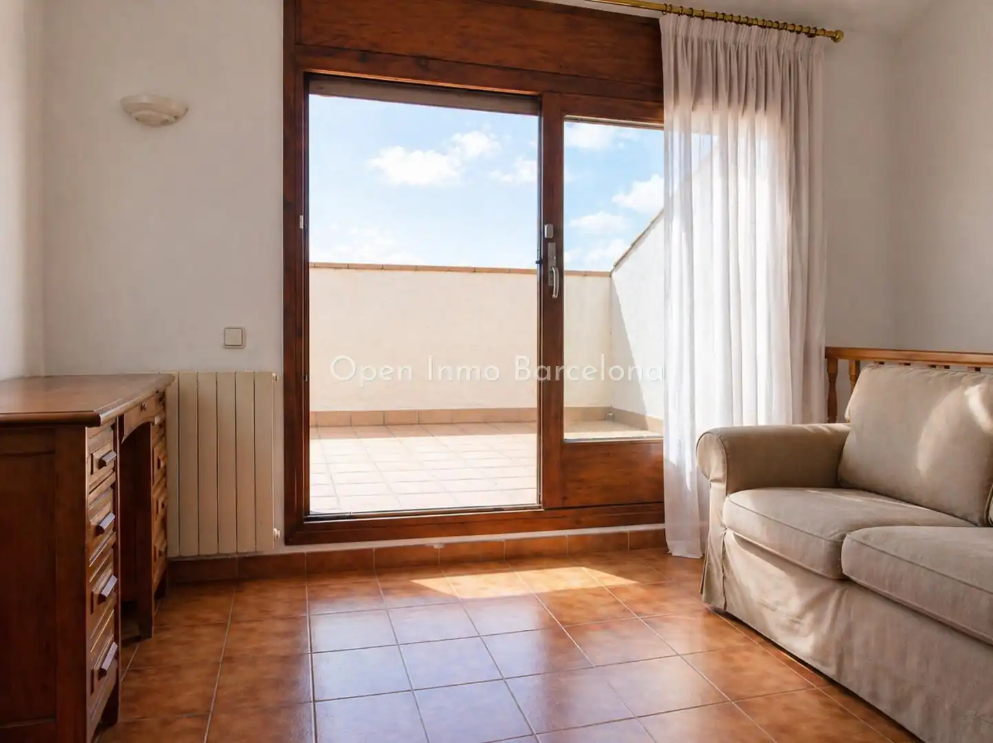Terraza de Casa adosada de alquiler en Sant Pere de Ribes con Calefacción, Jardín privado y Terraza
