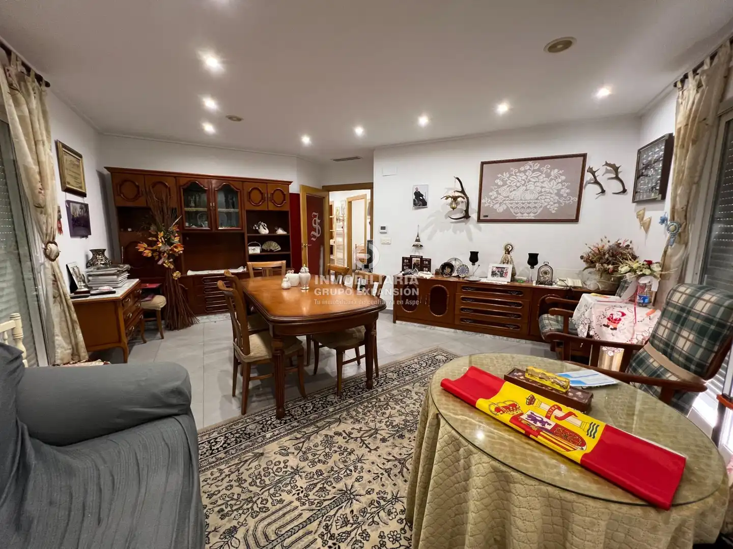Sala de estar de Piso en venta en Aspe con Terraza, Trastero y Amueblado