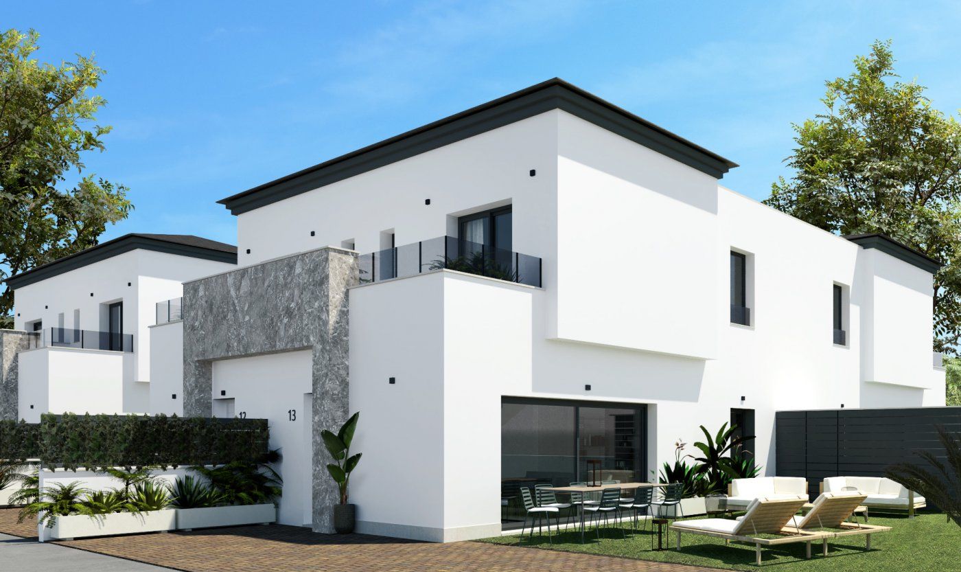 Exterior view of Duplex for sale in Santa Pola  with Air Conditioner, Terrace and Community pool