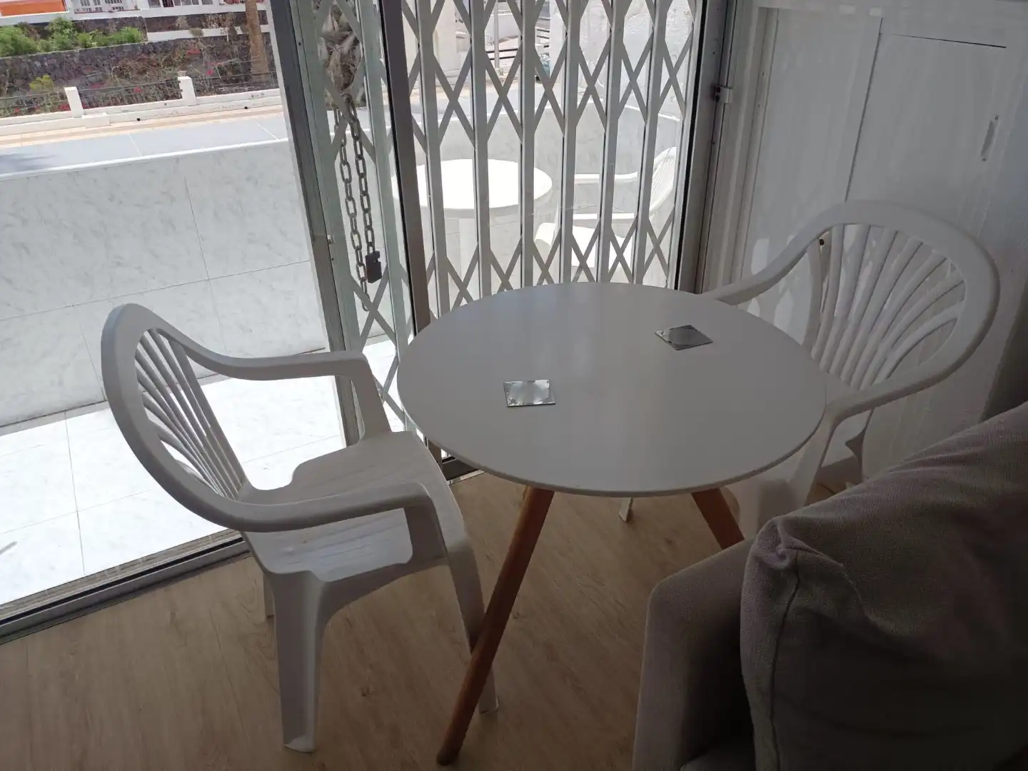 Terrassa de Apartament de lloguer en Arona amb Parquet, Moblat i Forn